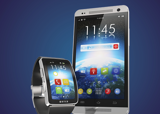 Smartphone and smartwatch